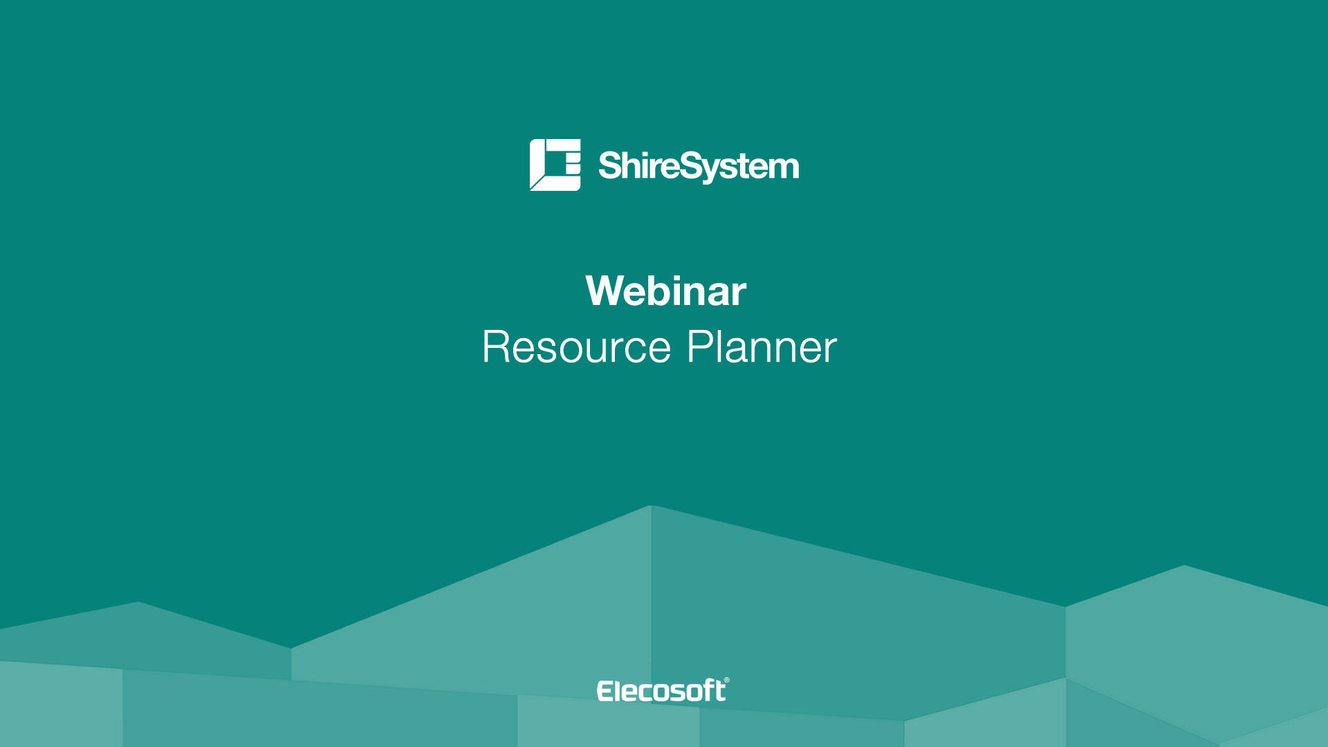 ShireSystem Resource Planner Webinar