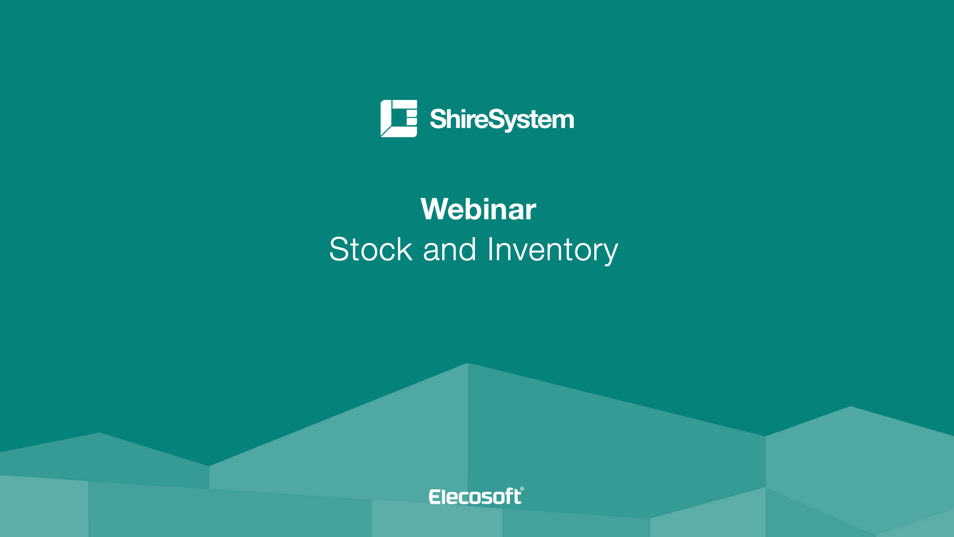 ShireSystem Stock and Inventory Webinar