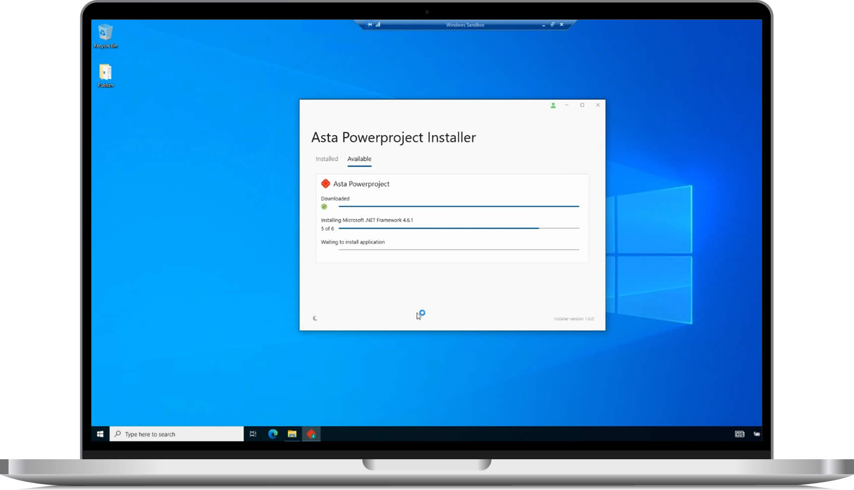 Asta Powerproject Installer Screenshot